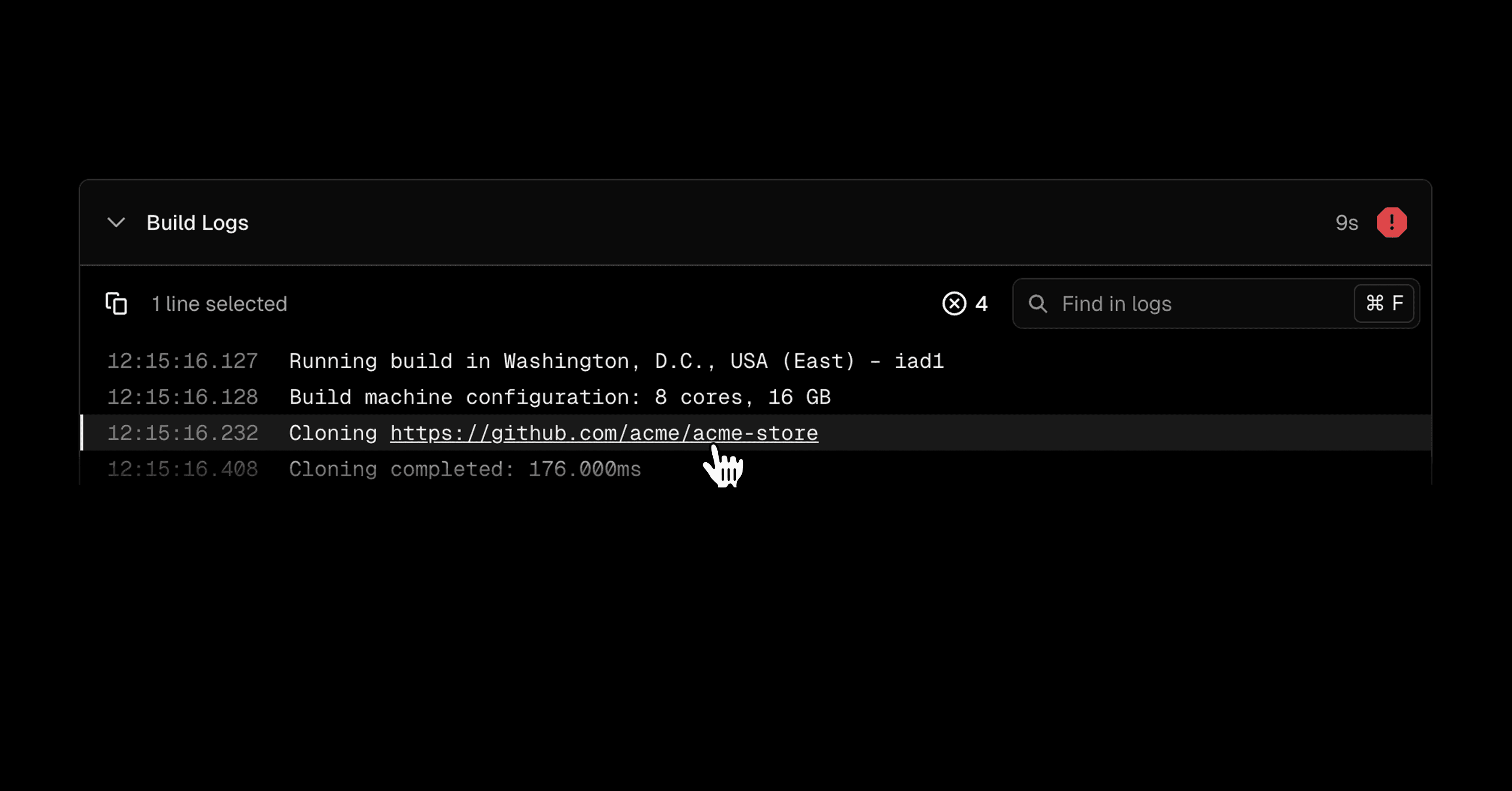 build-logs-clickable-dark