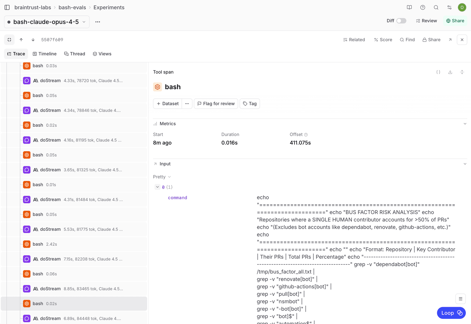 Sophisticated shell scripting that didn't translate to accuracy